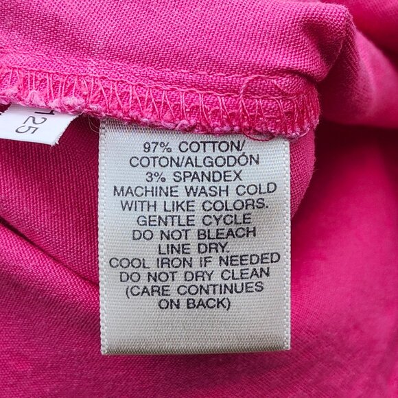 PRETTY SUSAN BRISTOL Button Down Shirt Women's Large POLKA DOT Pink - Picture 6 of 6